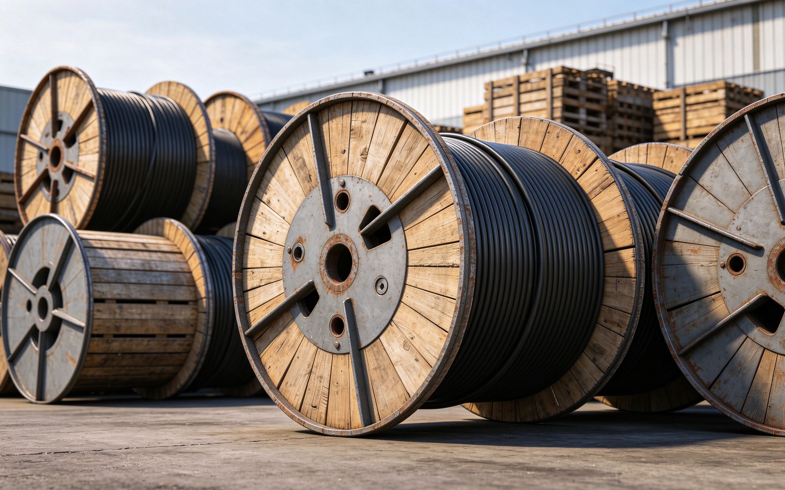Industrial assets and cable reels